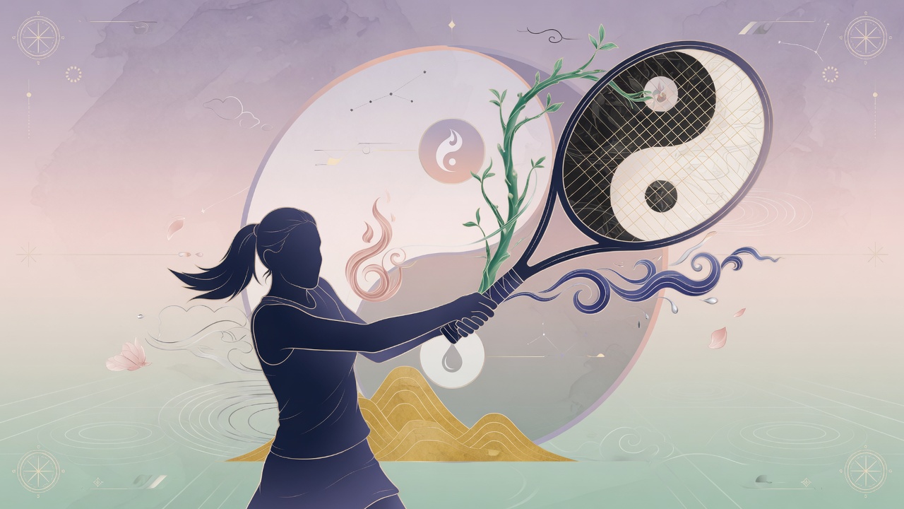 东方命理与现代运动意象交融,传递理性科普之美。
