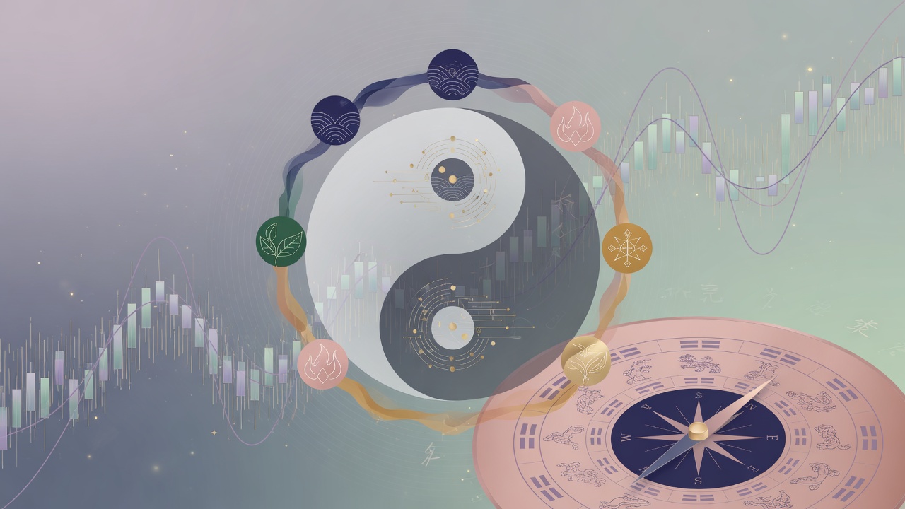 半导体周期与八字智慧:时势、性格与选择的交汇(示意图)