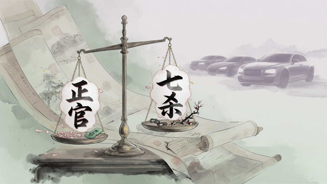 正官与七杀:规则与界限的象征